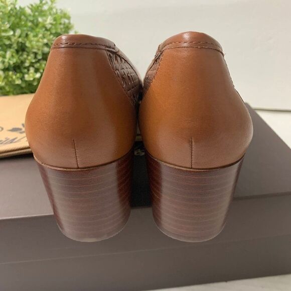 $159 Patricia Nash Allegra Pumps Shoes Tan Leather - Picture 3 of 7